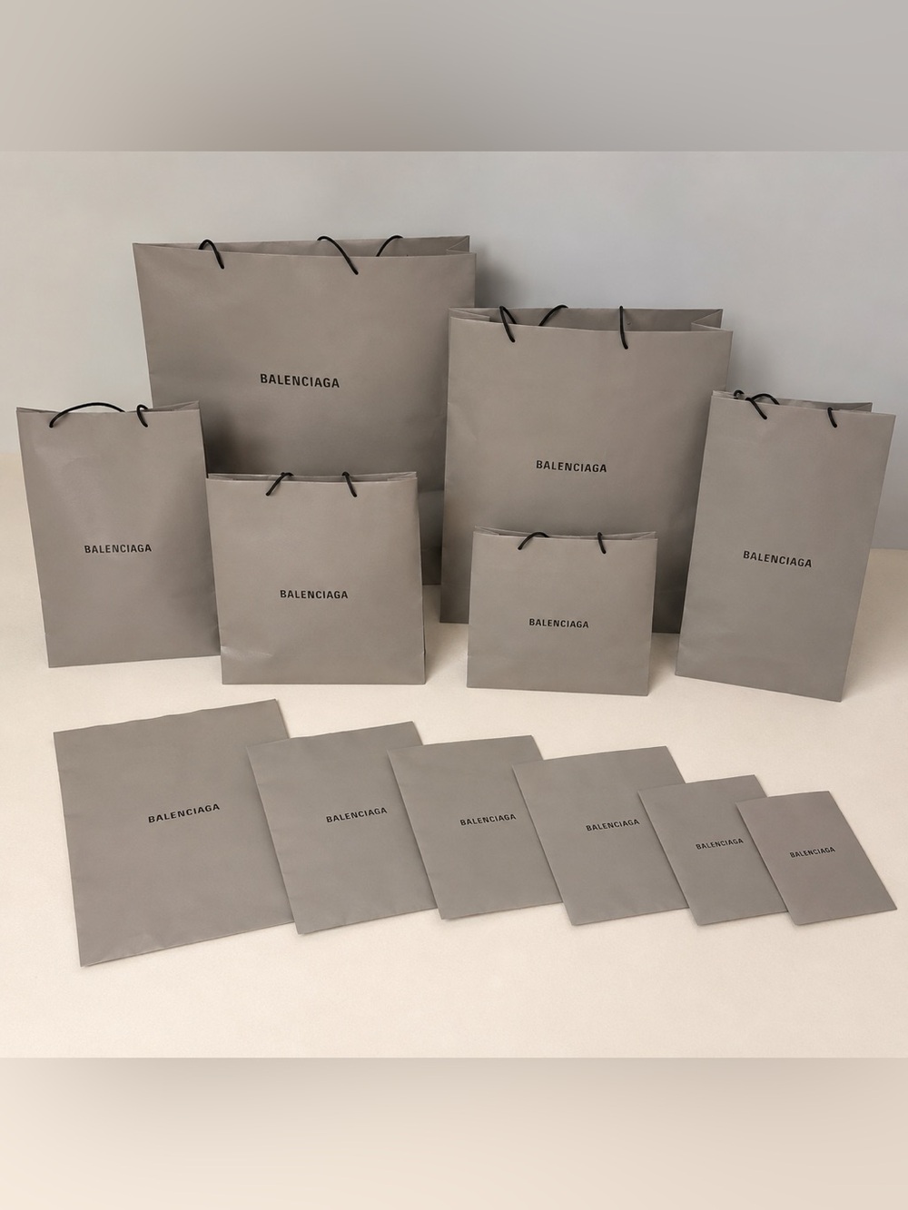 Balenciaga Shopping Bags & Gift Envelopes – Set of 12
